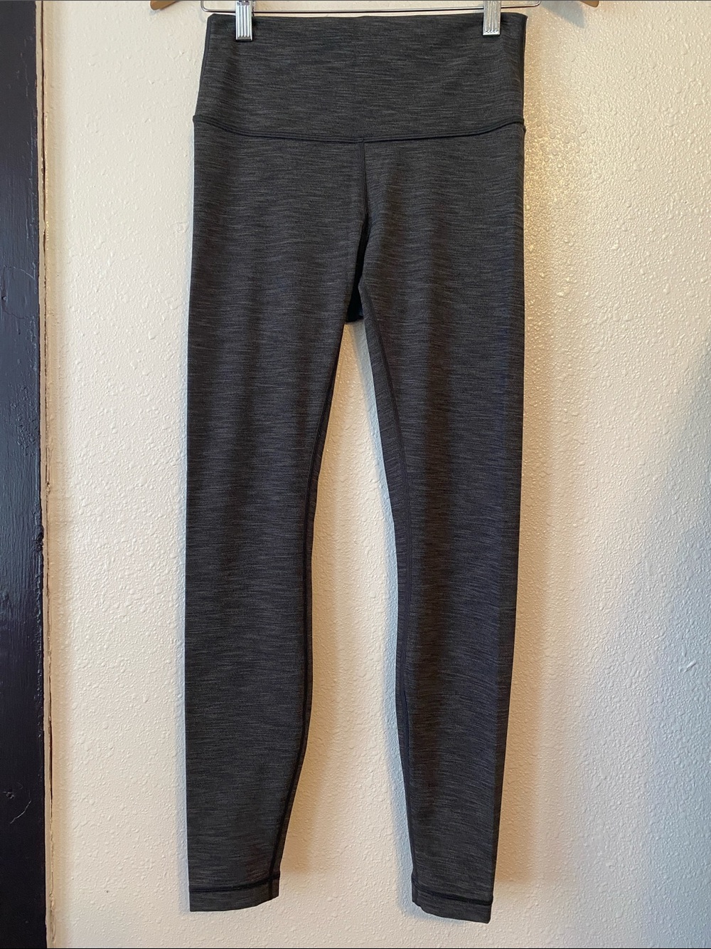 Lululemon Wunder Under Low-Rise Tights Heathered Black Size 6